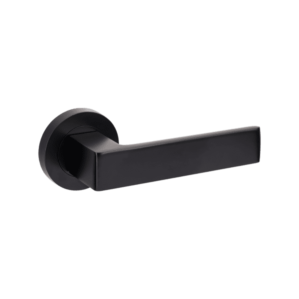 Zanda Boston Door Handle - Matt Black