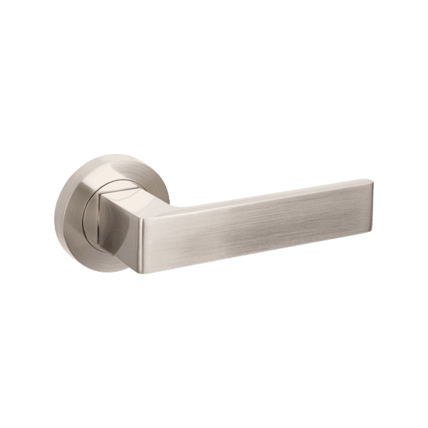 Zanda Boston Door Handle - Brushed Nickel