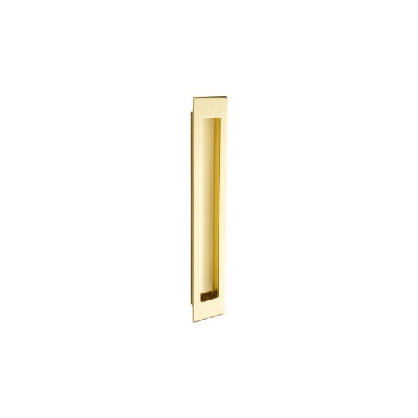 VERVE FLUSH PULLS – SATIN BRASS - Image 4