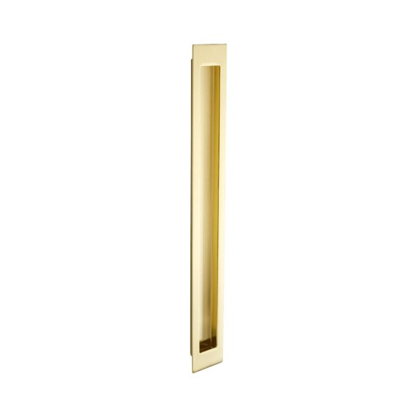 VERVE FLUSH PULLS – SATIN BRASS - Image 5